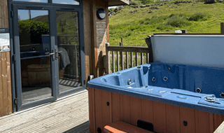 Outdoor hot tub